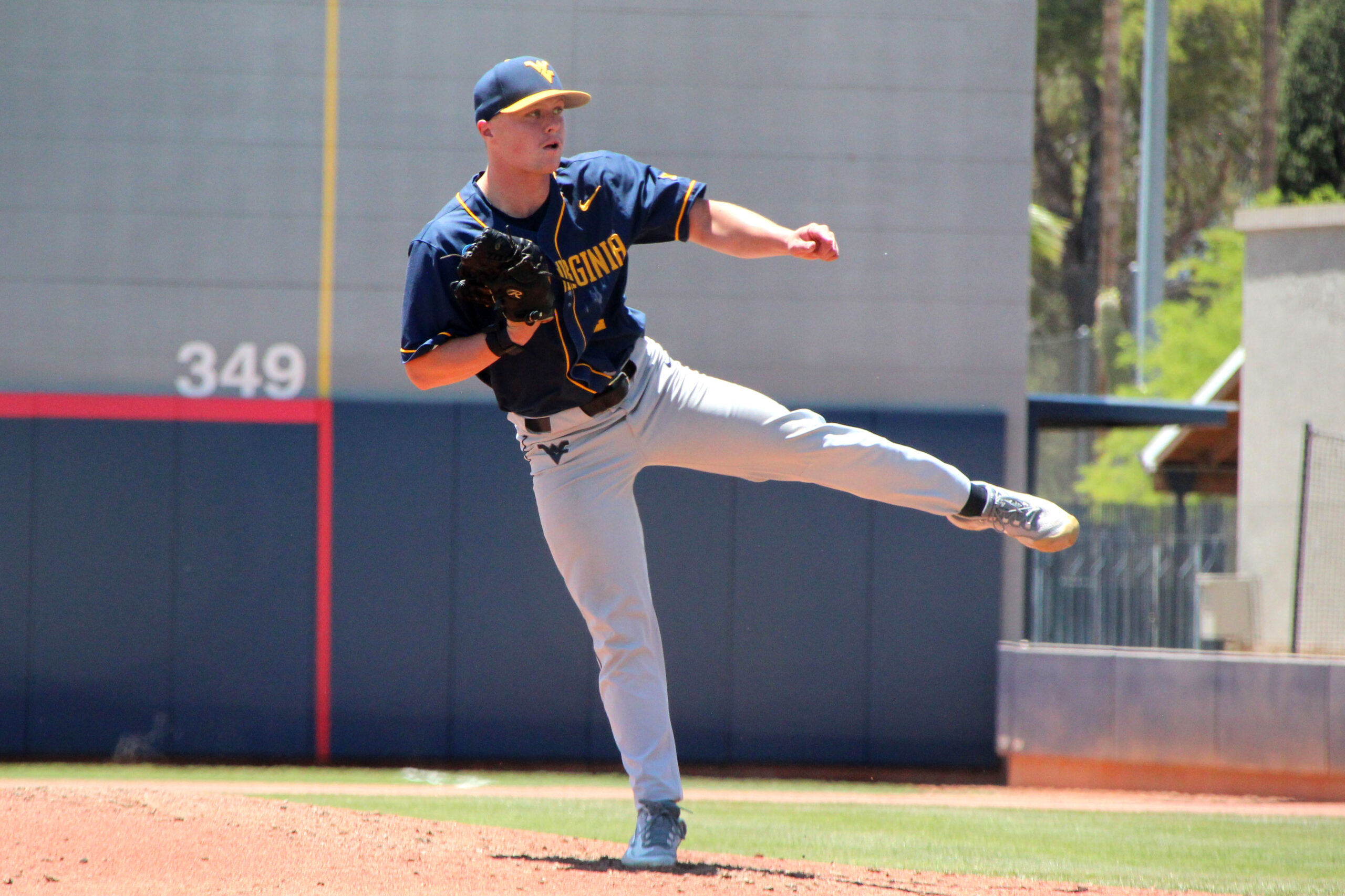 Derek Clark throws a complete-game gem to lead WVU past No. 25 Dallas Baptist in NCAA tournament